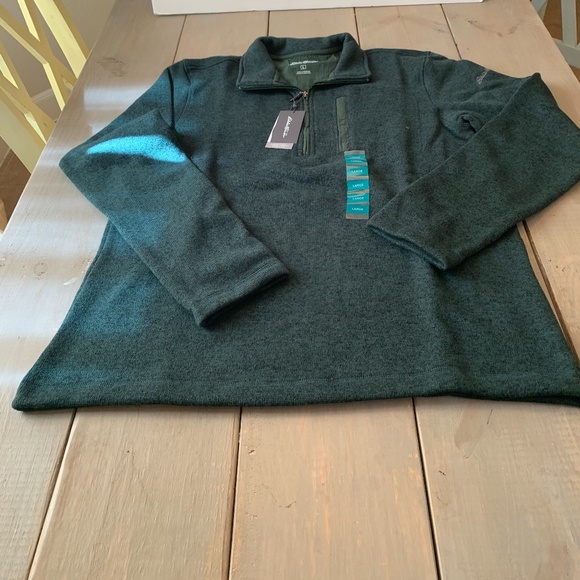 Eddie Bauer Other - Eddie Bauer Mens Sweater Fleece Qtr. Zip Pullover